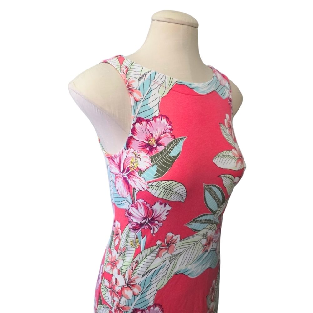 Tommy Bahama Maria Mambo Shift Dress XXS Coral Tropical Beach - Picture 4 of 6